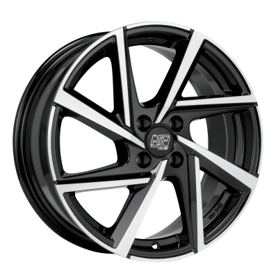 MSW msw 80-4 gloss black full polished 15"
             W19384502T56