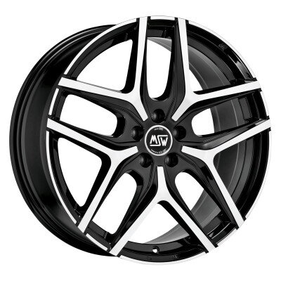 MSW msw 40 gloss black full polished 18"
             W19326501T56