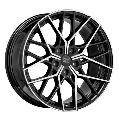 MSW msw 74 gloss black full polished 18"
             W19358001T56
