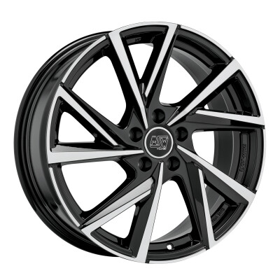 MSW msw 80-5 gloss black full polished 17"
             W19383014T56