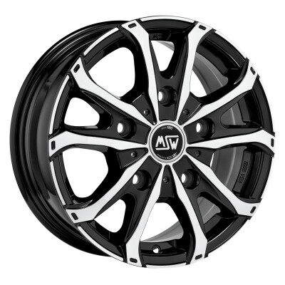MSW msw 48 van gloss black full polished 17"
             W19328009T56